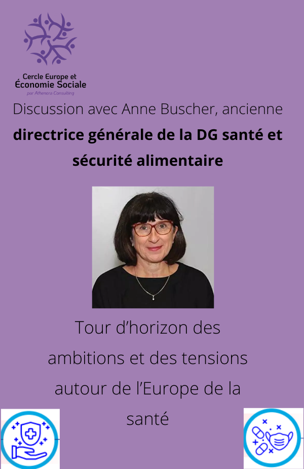 Déjeuner avec Anne Buscher, ancienne directrice générale de la DG SANCO