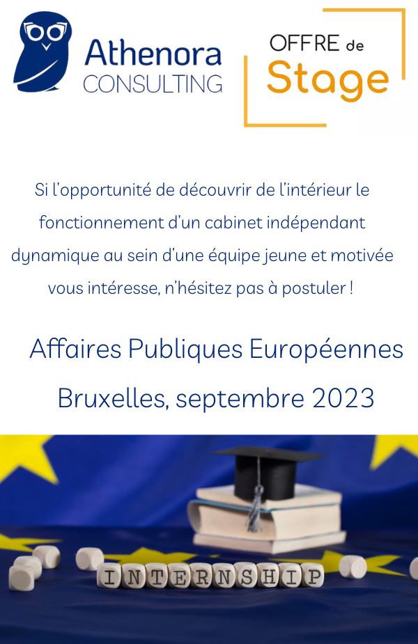 Athenora recherche un stagiaire pour septembre