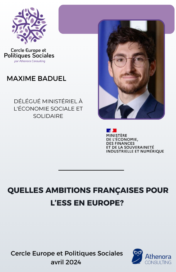 Quelles ambitions françaises pour l'ESS en Europe?